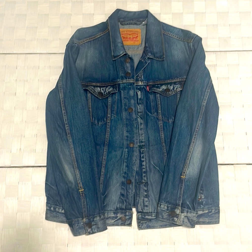 Mens Levi Jean Jacket Size XL